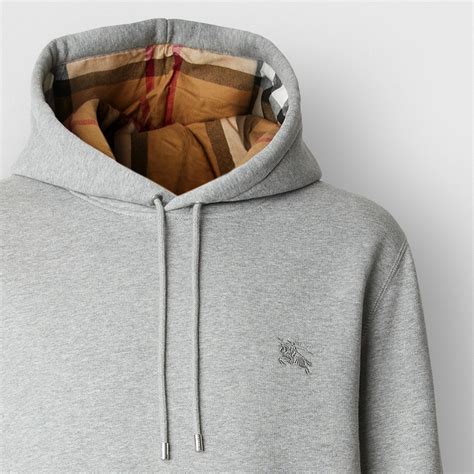 burberry embroidered ekd cotton blend hoodie|Burberry EKD Cotton Hoodie .